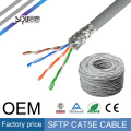 Precio de fábrica de SIPU 26awg utp cat5e 4 par al por mayor cat5 lan proveedor mejor cable de gato 5